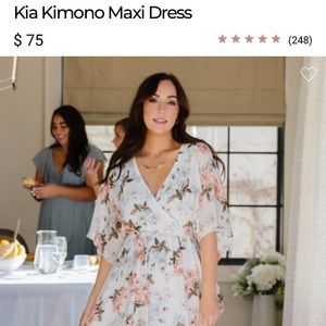 Baltic Born Kia Kimono Maxi Dress